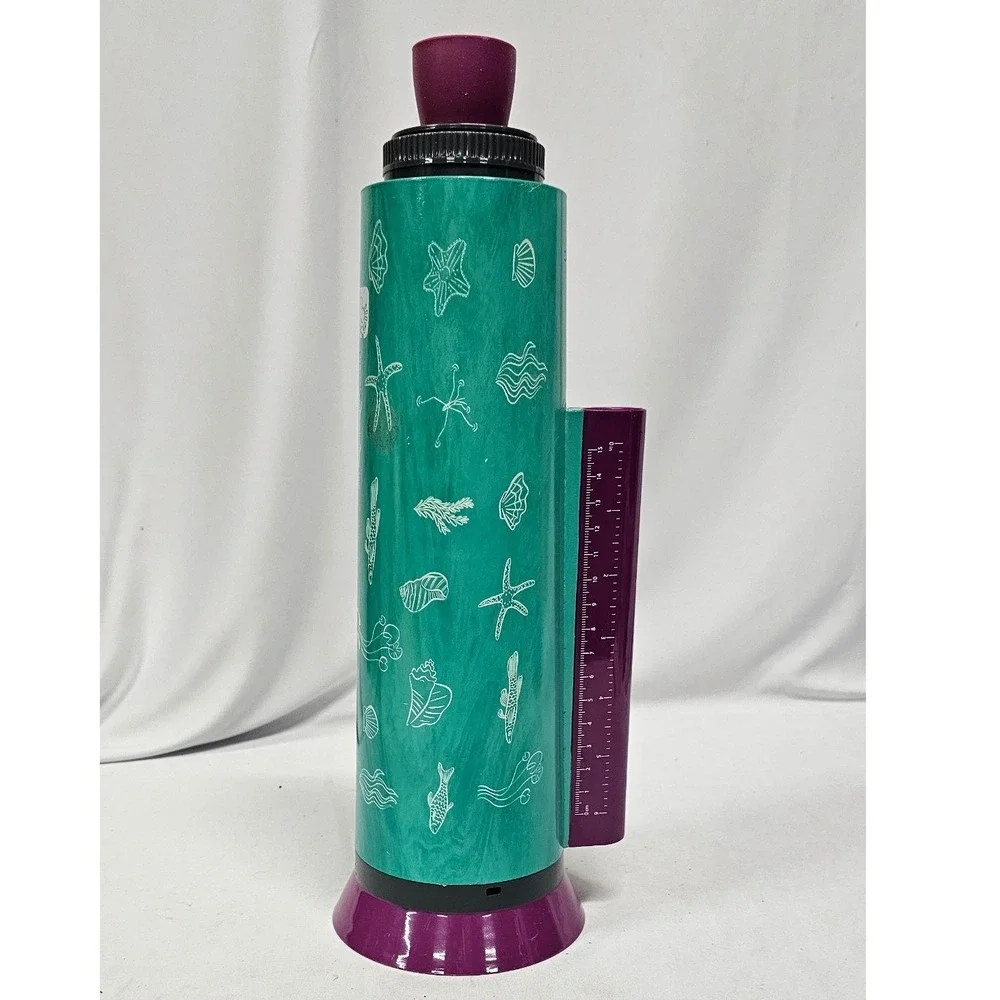 Sea-View Underwater Viewing Scope with Ruler & Thermometer Teal Purple